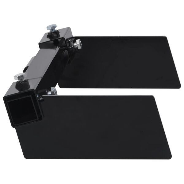 vidaXL Snow Plow Adapter for Lawn Mower Black