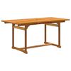 vidaXL 7 Piece Garden Dining Set Solid Wood Acacia and Textilene