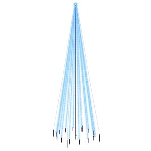 vidaXL Christmas Tree with Spike Blue 1134 LEDs 800 cm