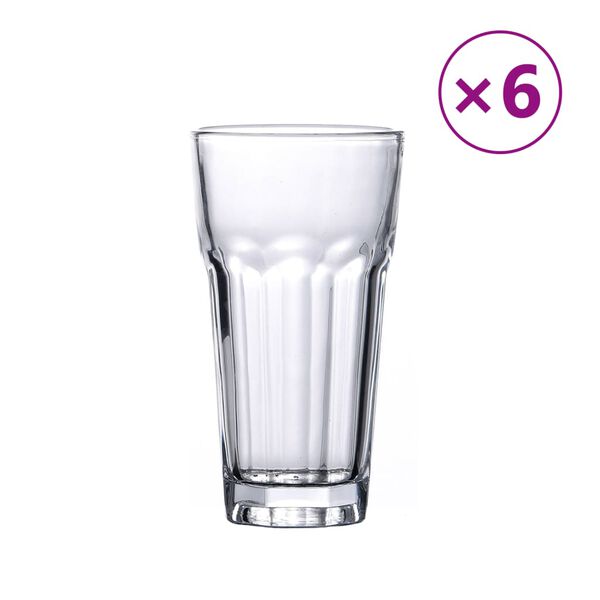vidaXL Glasses 6 pcs 310 ml