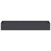 vidaXL Planter Black 280x80x40 cm Steel