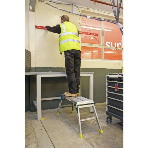 Draper Tools Aluminium Working Platform 2 Step 80x30x48 cm