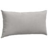 vidaXL Sofa Pillows 2 pcs Light Grey 80 x 40 cm Fabric