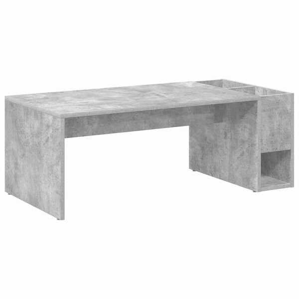 vidaXL Coffee Table Concrete Grey 101.5 x 50 x 37 cm Engineered Wood