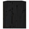 vidaXL Wall Cabinet Black 60x30x35 cm Solid Pinewood