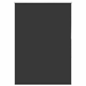 vidaXL Roller Blind Blackout Black 105x130 cm Fabric Width 100.7 cm Polyester