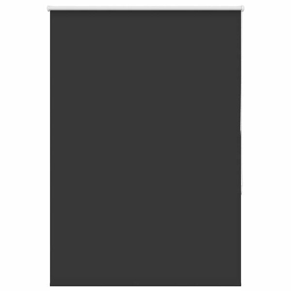 vidaXL Roller Blind Blackout Black 105x130 cm Fabric Width 100.7 cm Polyester