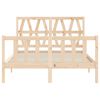 vidaXL Bed Frame without Mattress 140x200 cm Solid Wood Pine