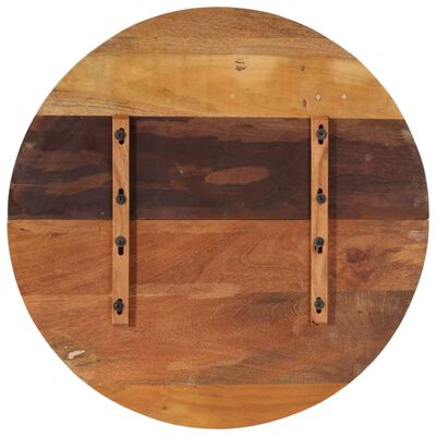 vidaXL Round Table Top 80 cm 25-27 mm Solid Reclaimed Wood