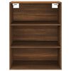 vidaXL Hanging Wall Cabinet Brown Oak 69.5x32.5x90 cm