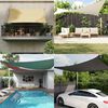 vidaXL Sun Shade Sail Beige 7x5x5 m 100% Polyester Oxford