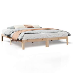 vidaXL Bed Frame without Mattress 160x200 cm Solid Wood Pine