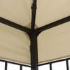 vidaXL Gazebo 3x3 m Cream