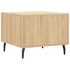 vidaXL Coffee Table Sonoma Oak 50x50x40 cm Engineered Wood