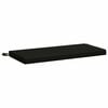 vidaXL Bench Cushion SOEST 100% Polyester Black 80 x 40 x 5 cm