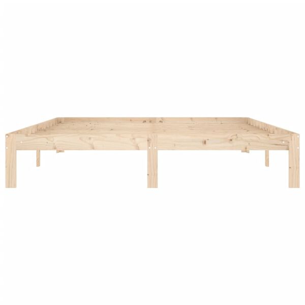 vidaXL Bed Frame without Mattress Solid Wood Pine 160x200cm
