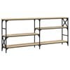 vidaXL Console Table Sonoma Oak 180x29x76.5 cm Engineered Wood