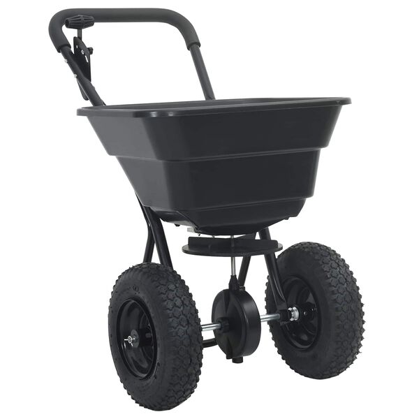 vidaXL Spreader Black 80.5 x 53 x 78.5 cm PVC and Steel