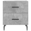 vidaXL Bedside Cabinet Concrete Grey 40x35x47.5 cm Engineered Wood