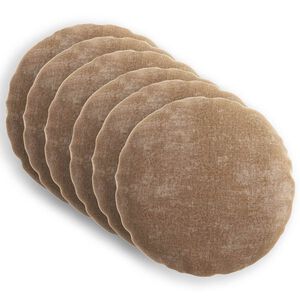 vidaXL Cushion Cover 6 pcs HEERLEN Brown &Oslash; 60 cm Chenille Fabric