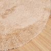 vidaXL Shaggy Rug High Pile NAVARRA Beige 240x240 cm Polyester