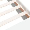 vidaXL Bed Frame without Mattress White 150x200 cm King Size