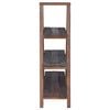 vidaXL Folding Rack Brown 79.5 x 35 x 112 cm Solid Reclaim Wood