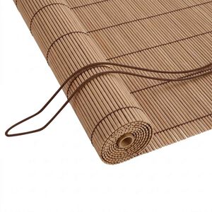 vidaXL Roller Blind Brown 130 x 160 cm Bamboo