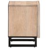 vidaXL Bedside Cabinet 40x34x46 cm Solid Wood Bleached Mango