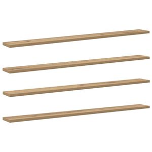 vidaXL Bookshelf Board 3-Tier 4 pcs 100 x 10 x 1.5 cm Engineered Wood
