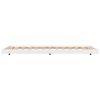 vidaXL Bed Frame without Mattress White 100x200 cm Solid Wood Pine