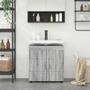 vidaXL Bathroom Cabinet Set TULUM Grey Sonoma 60 x 34 x 63 cm