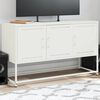 vidaXL TV Cabinet White 100.5x39x60.5 cm Steel