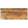 vidaXL Table Top 140x60x3,8 cm Live Edge Solid Wood Rough Mango