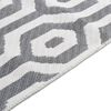 vidaXL Rug Grey 80x150 cm Cotton