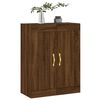 vidaXL Wall Mounted Cabinet Brown Oak 69.5x34x90 cm Engineered Wood
