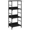 vidaXL Bookshelf Black 50x33x117,5 cm Engineered Wood