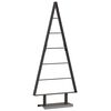 vidaXL Metal Christmas Tree Black 90 cm Steel
