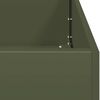 vidaXL Planter Olive Green 100x100x80 cm Steel