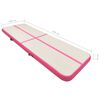 vidaXL Inflatable Gymnastics Mat with Pump 300x100x15 cm PVC Pink