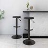 vidaXL Bar Stools 2 pcs Black Velvet