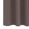 vidaXL Blackout Curtains with Rings 2 pcs Dark Brown 175 x 140 cm