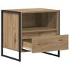 vidaXL Bedside Table Artisian Oak 50 x 39.5 x 50 cm Engineered Wood