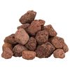 vidaXL Volcanic Rocks 10 kg Red 3-5 cm