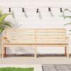 vidaXL Garden Bench 203.5x48x91.5 cm Solid Wood Pine