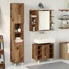 vidaXL 3 Piece Bathroom Furniture Set Old Wood Engineered Wood
