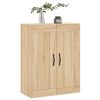 vidaXL Wall Mounted Cabinet Sonoma Oak 69.5x34x90 cm Engineered Wood