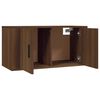 vidaXL 2 Piece TV Cabinet Set Brown Oak Engineered Wood