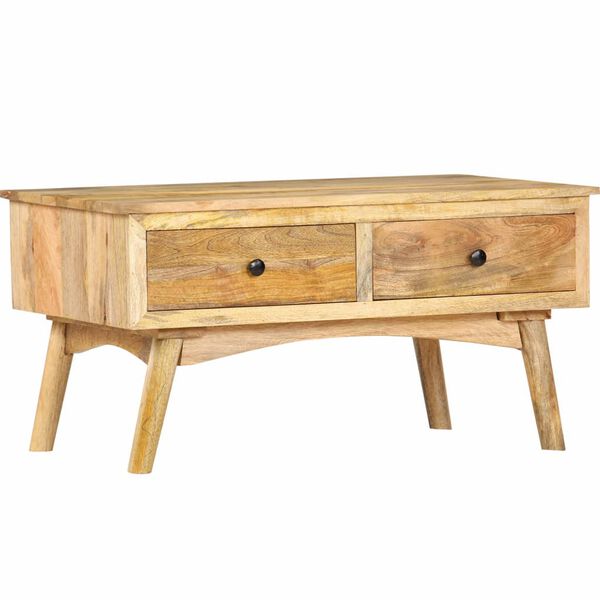 vidaXL Coffee Table 82x52x42 cm Solid Mango Wood