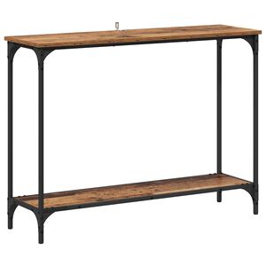 vidaXL Console Table Old wood 101 x 30.5 x 75 cm Engineered wood
